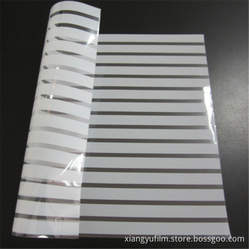 Office Glass Protection Anti-explosion Striped Solar Film